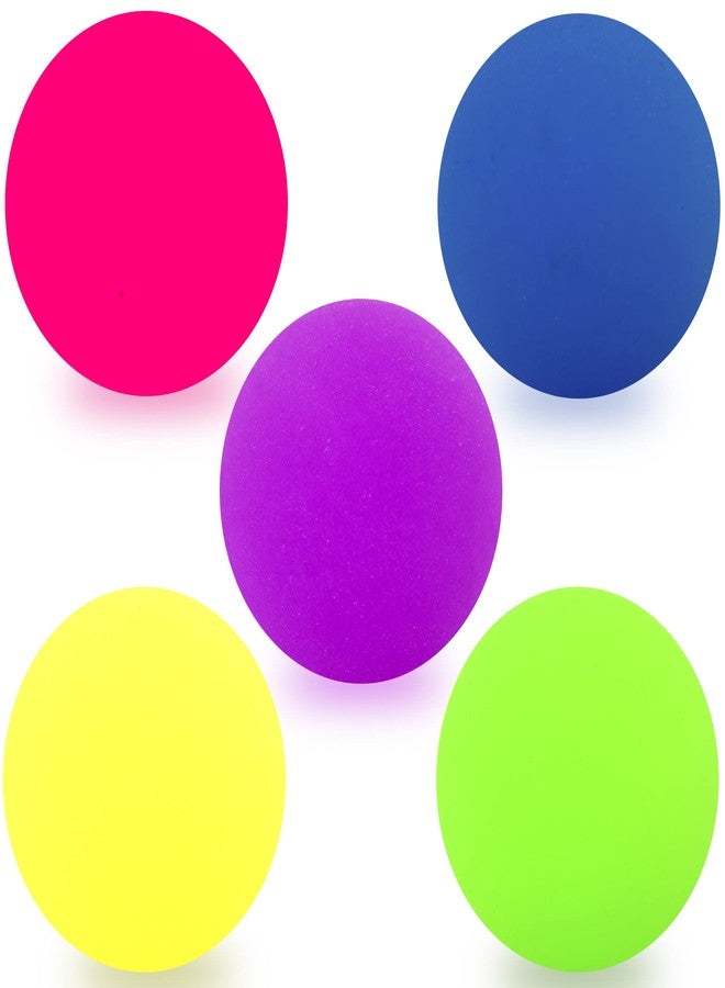 Promote Bouncy Balls - Huge Bouncing Balls (Pack of 5) - 3 Inches Jumbo Bounce Balls - Frosty Bouncing Balls for Kids, Cats and Dogs| Colors Sent as per Availability - Image 1